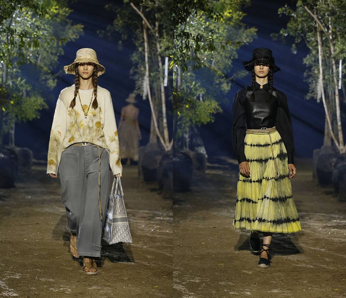 Pour son défilé printemps-été 2020, Dior signe une ode à la végétation et à sa diversité