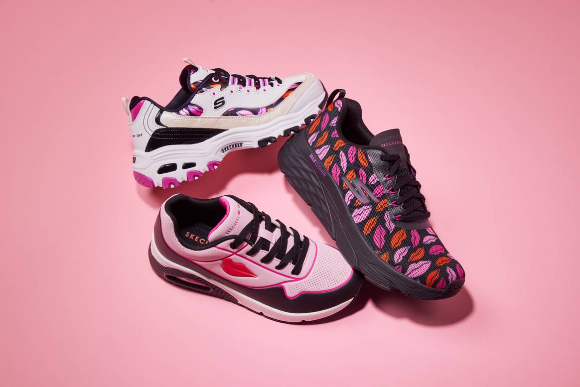 Diane von Furstenberg x Skechers. Foto: Skechers