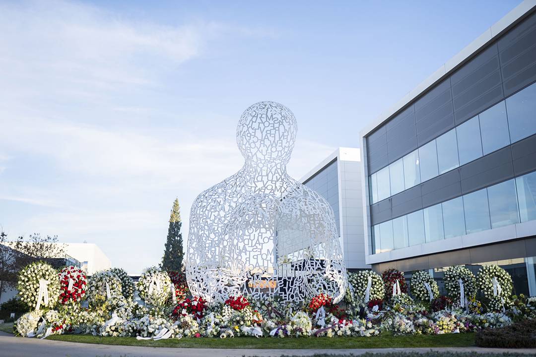 El Campus Mango de Barcelona (España) durante la ceremonia de despedida a Isak Andic, el 17 de diciembre de 2024.