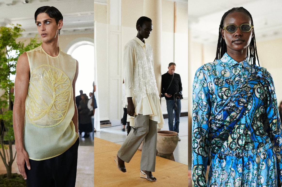 Qasimi SS24 auf der London Fashion Week Juni 2023. Bild: BFC