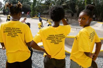 Ghana opens first skate park honouring fashion icon Virgil Abloh