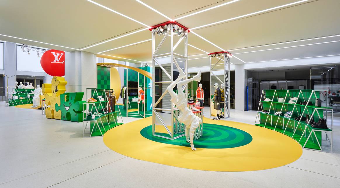 Louis Vuitton Pop-up für SS23-Menswear-Kollektion im Alsterhaus. Foto: Stephane Muratet
