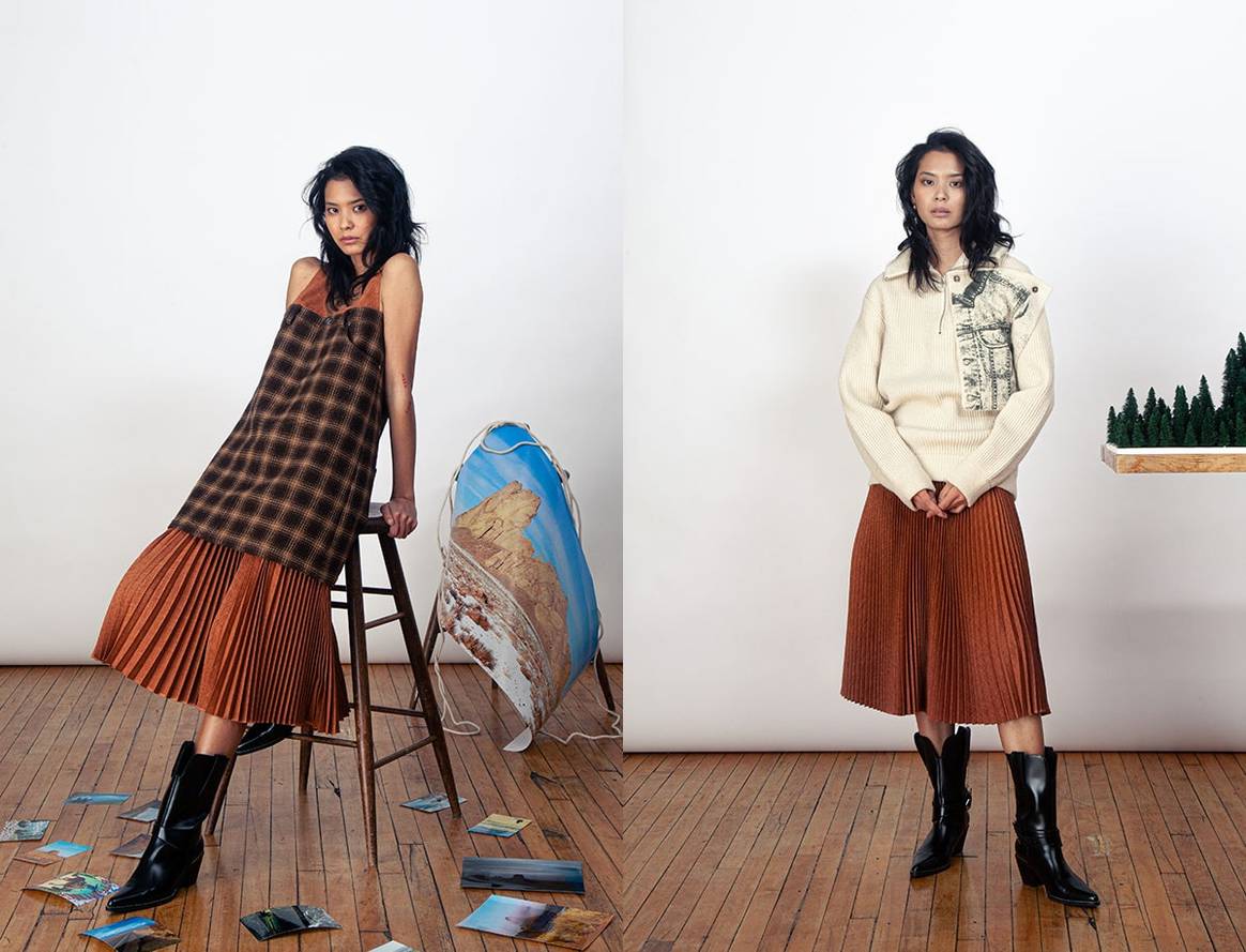 New York Fashion Week : Victor Li  s'inspire des plaines du Wyoming