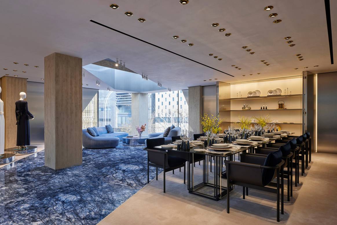 VIP-Bereich und Lifestyle-Produkte in der obersten Etage des Fendi Flagships Seoul. Foto: Fendi