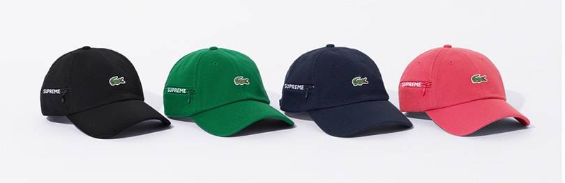 Supreme et Lacoste dévoilent leur troisième collaboration