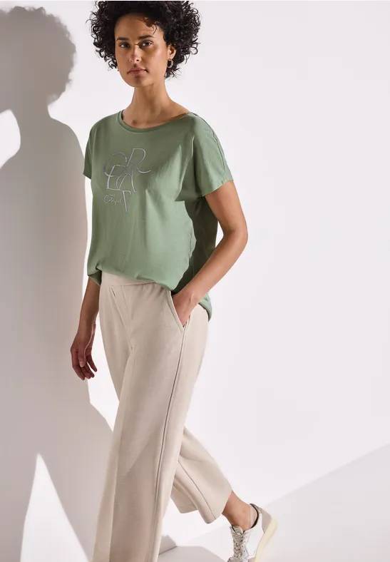 T-shirt avec texte sur film | Street One