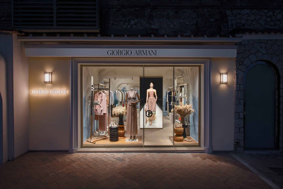 La boutique Giorgio Armani a Capri