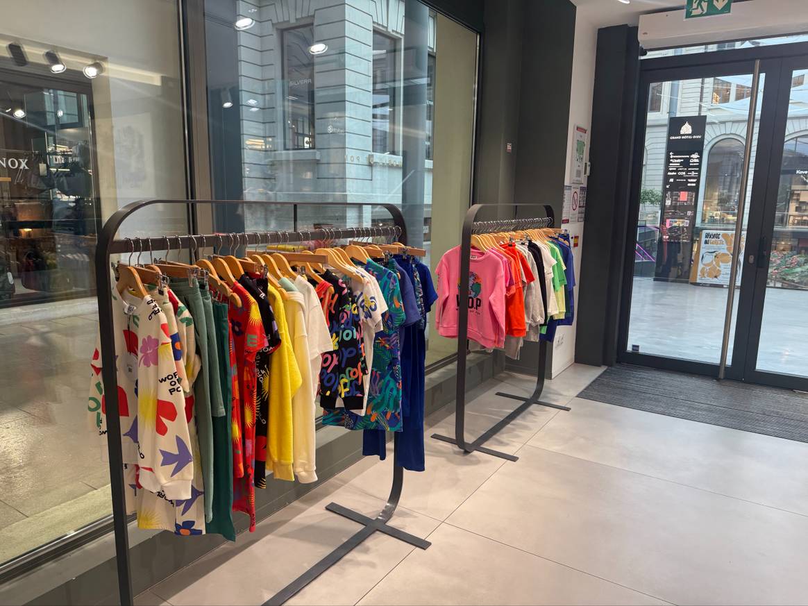 La ligne WOP, au sein du nouveau concept-store lyonnais.