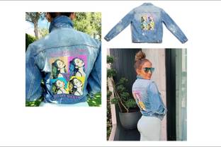 Guess совместно с J.Lo разработал линию одежды в стиле pop-art