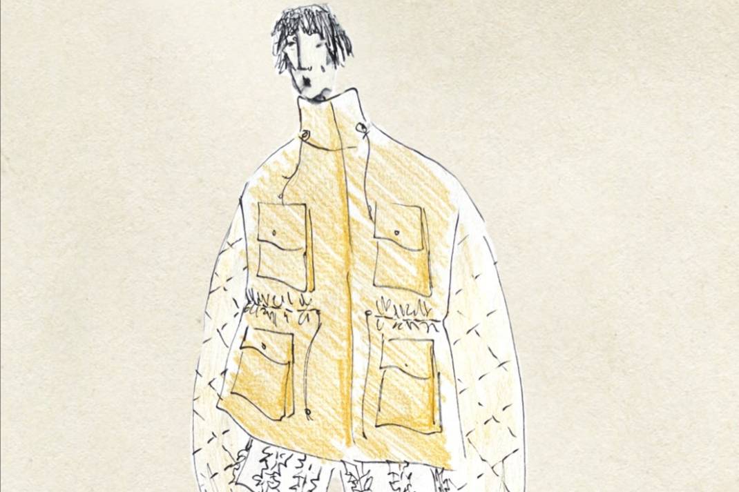 Un bozzetto del progetto dal titolo Are we leaving? di Lessico Familiare