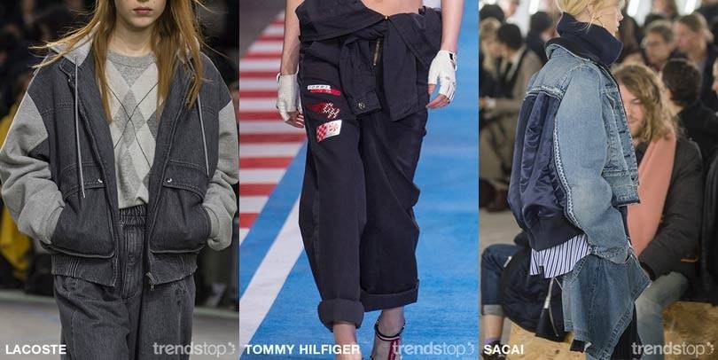 Tendenze donna Fw 18-19 per il denim fast fashion