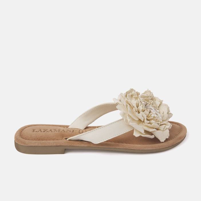 Dames Slippers 33.517 Off-White | Lazamani