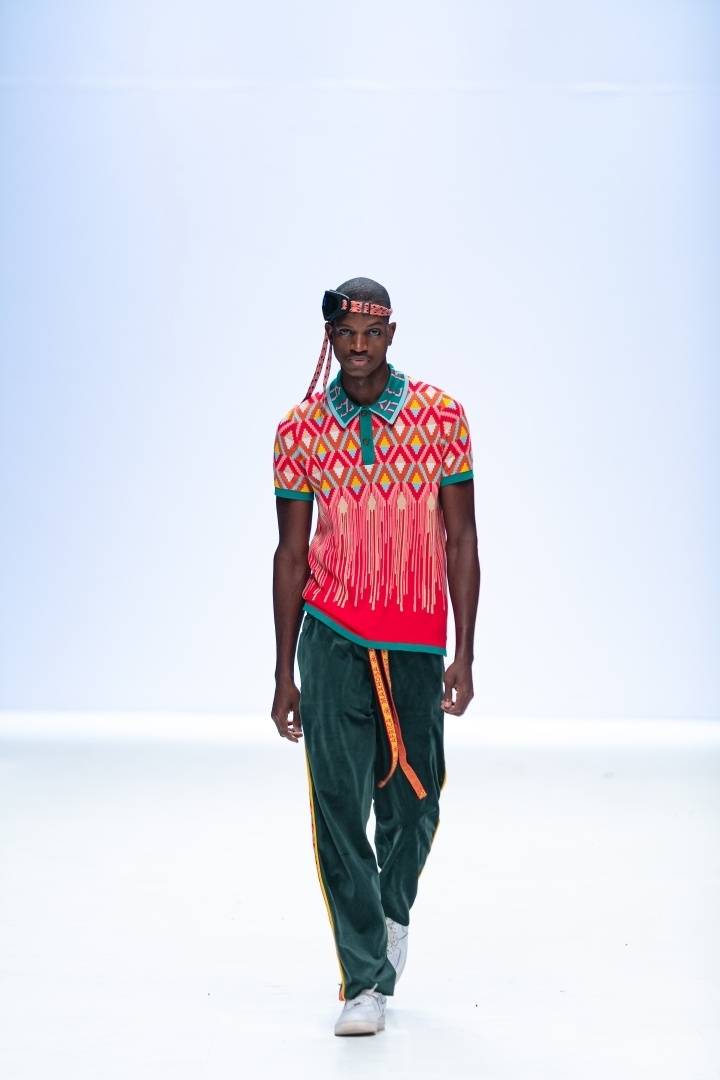 Maxhosa at Lagos Fashion Week. Nov. 22 (Photo: Courtesy of Maxhosa and Lagos Fashion Week)