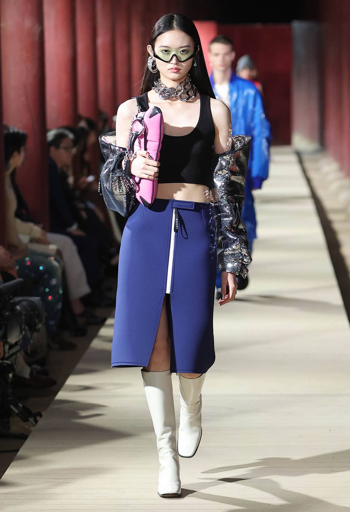 Photo Credits: Gucci, desfile de presentación en Seúl de la colección Crucero 2024. Fotografía de cortesía.