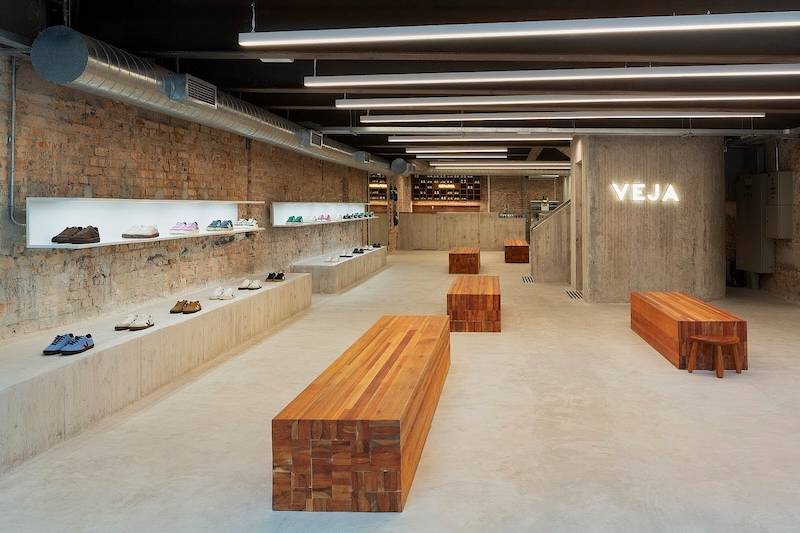 Overview of the store's interior