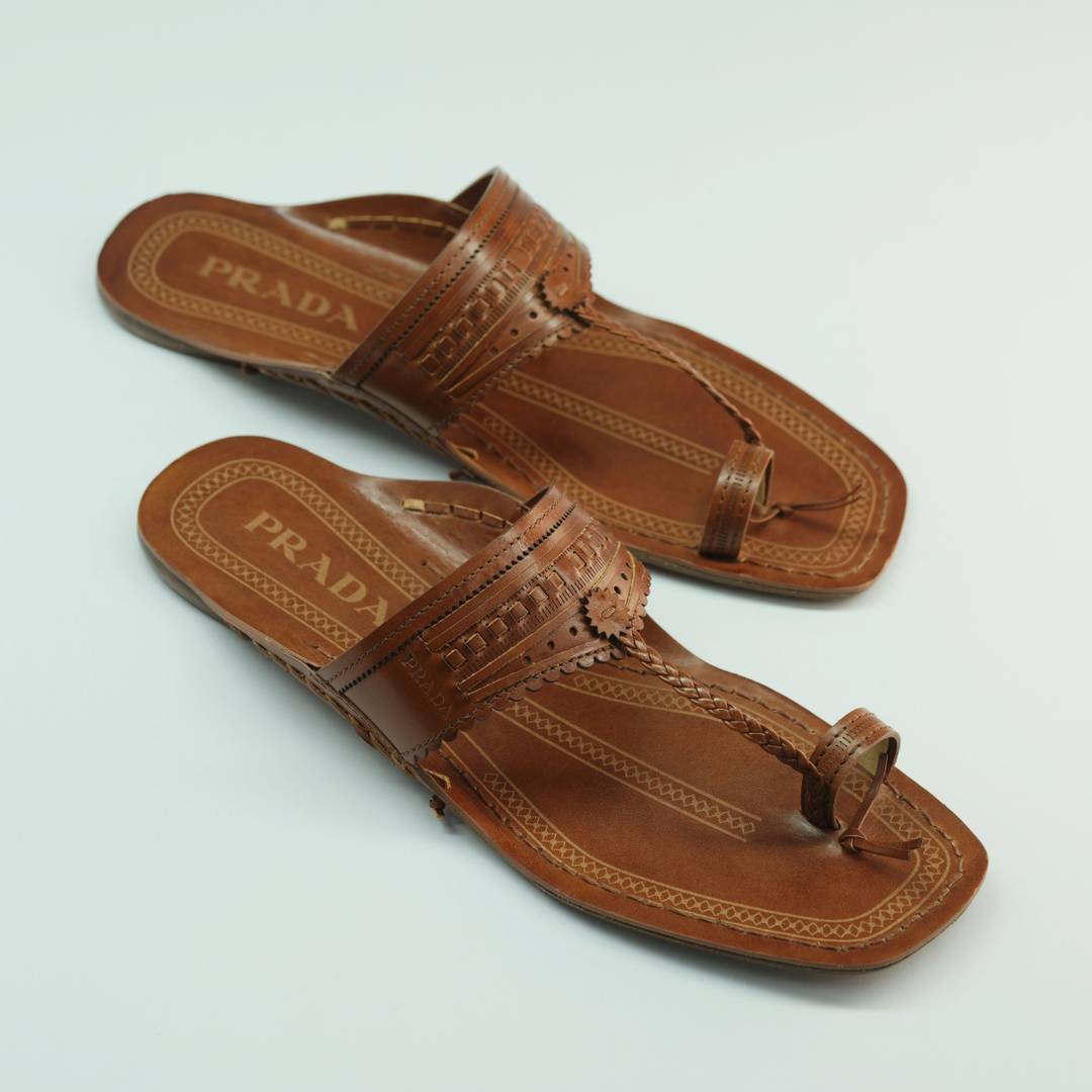Prada made in India x Inspired by Kolhapuri Chappals