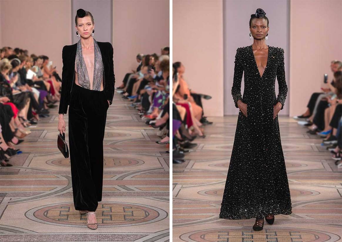 Armani reinterpreta el estilo “folk” durante la Semana de la Alta Costura de París