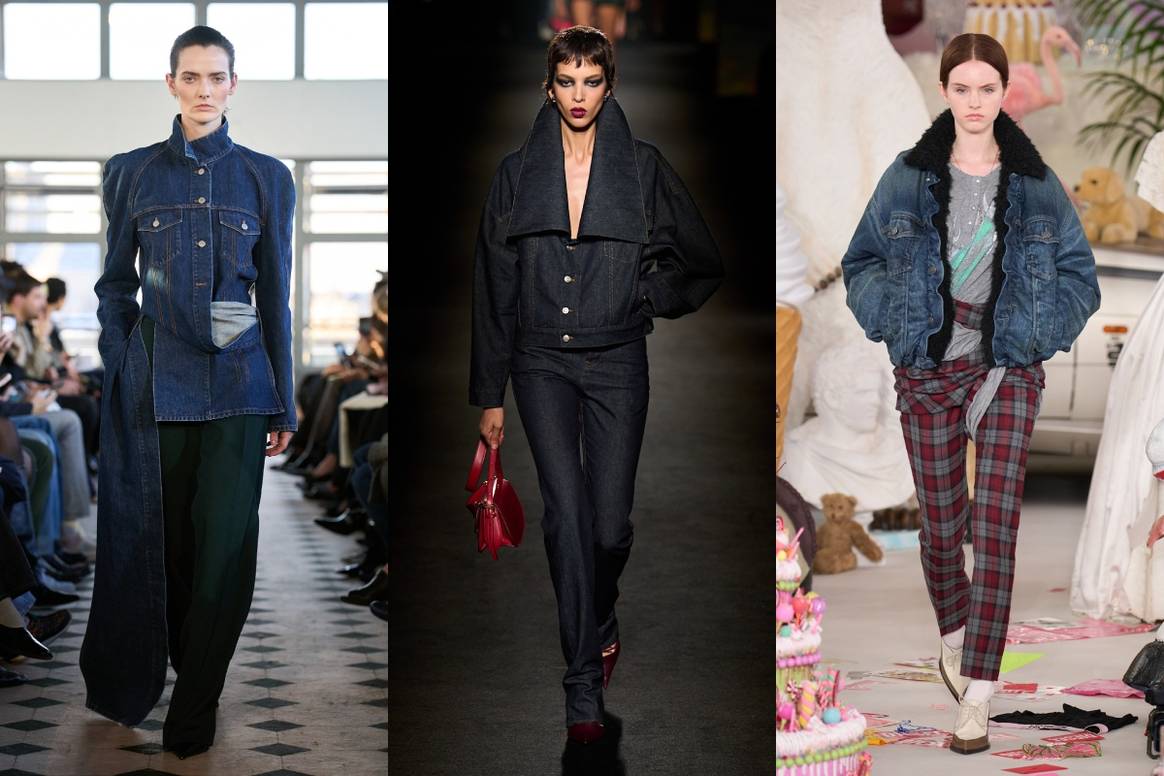 FW26 (from left to right): Burc Aykol, Balenciaga and Diesel