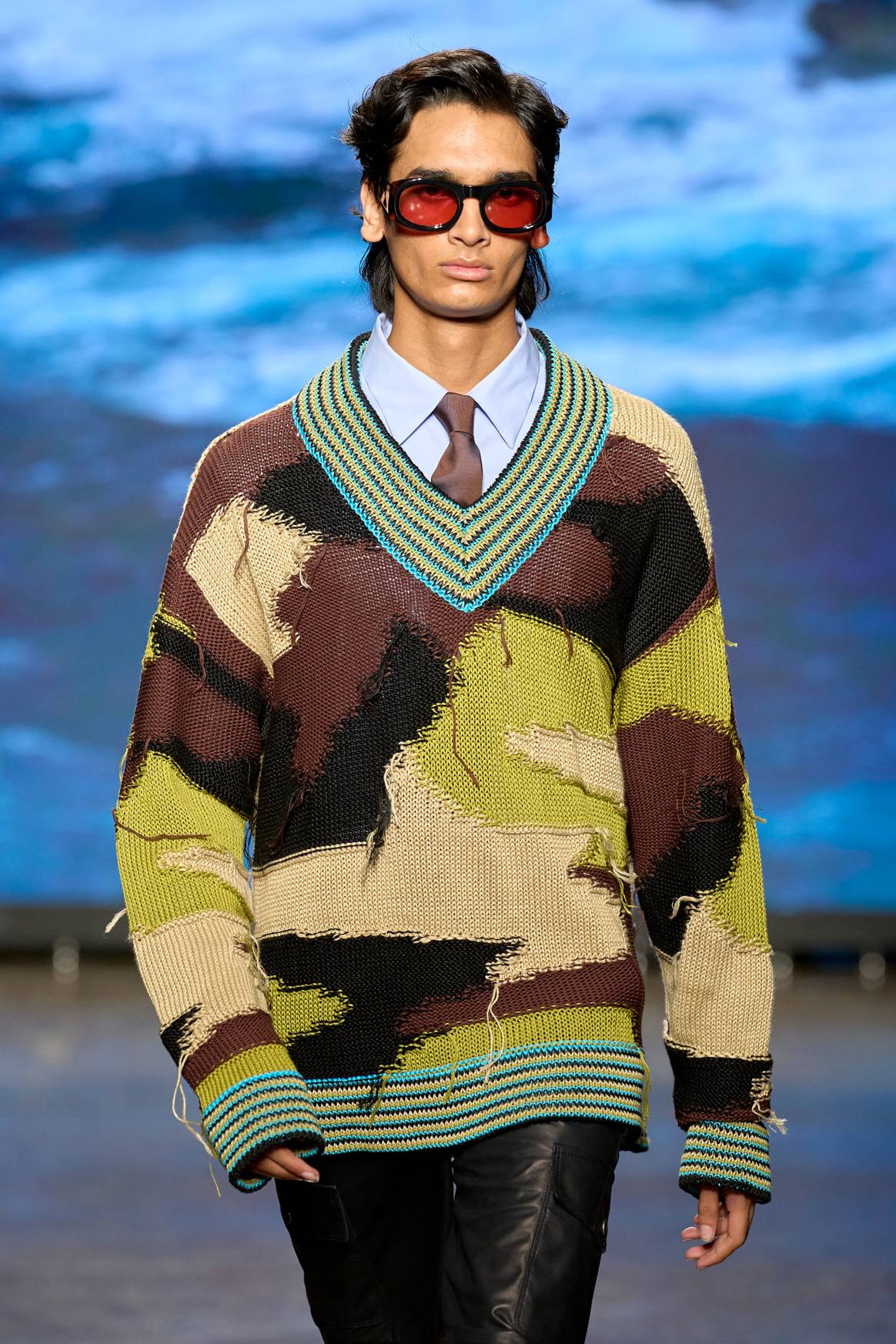 Antonio Marras ss24 camo sweater