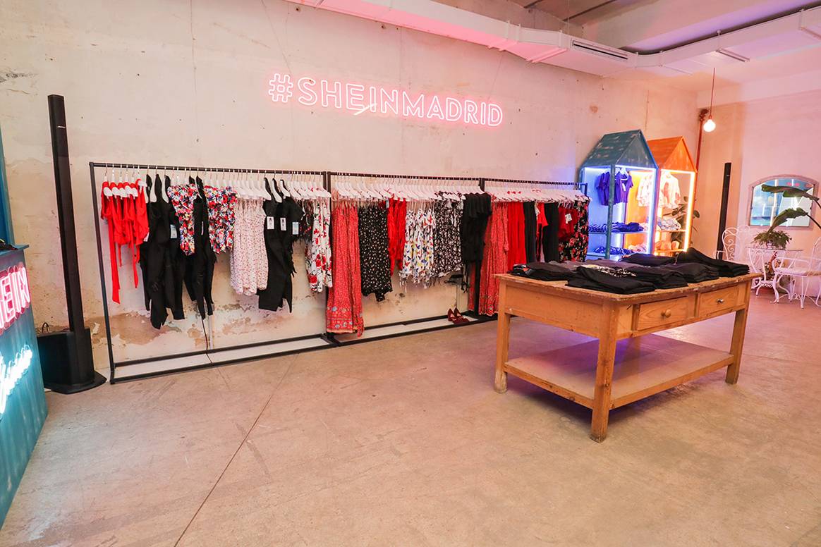 Photo Credits: Pop-up de Shein en espacio Ephimera, en el número 3 de la calle de Sandoval de Madrid.