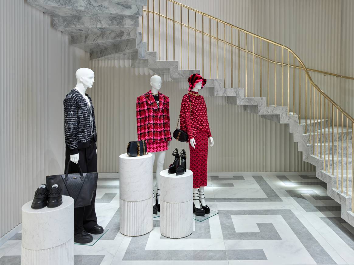 Image: Versace; Paris boutique