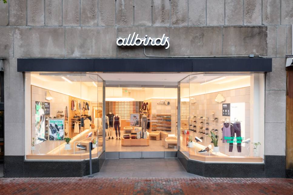 Allbirds store.