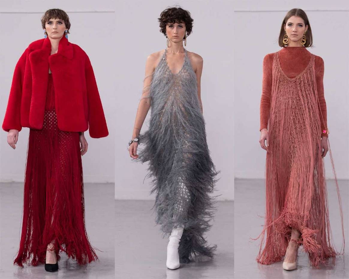 LFW AW20: Tulle, sequins and couture glamour