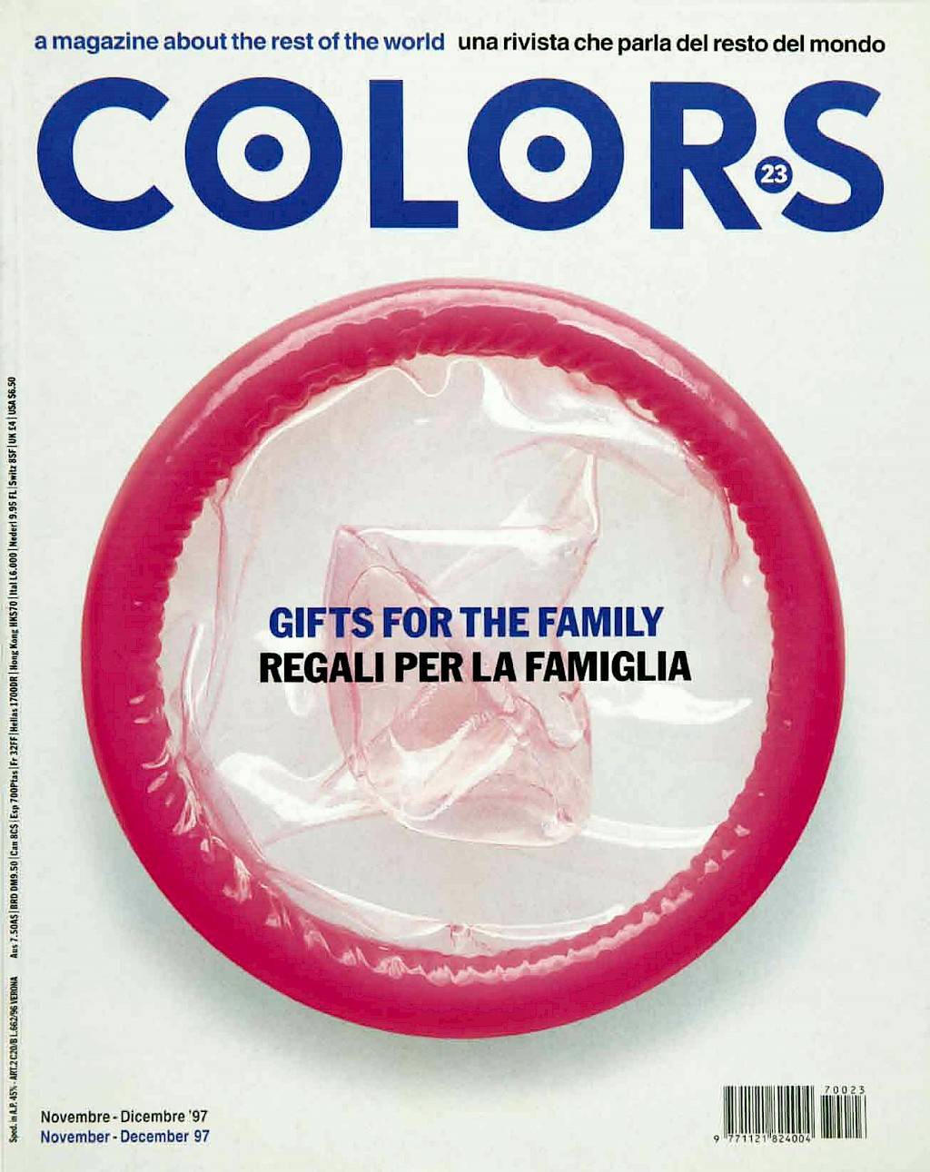 Copertina di Colors del dicembre 1997