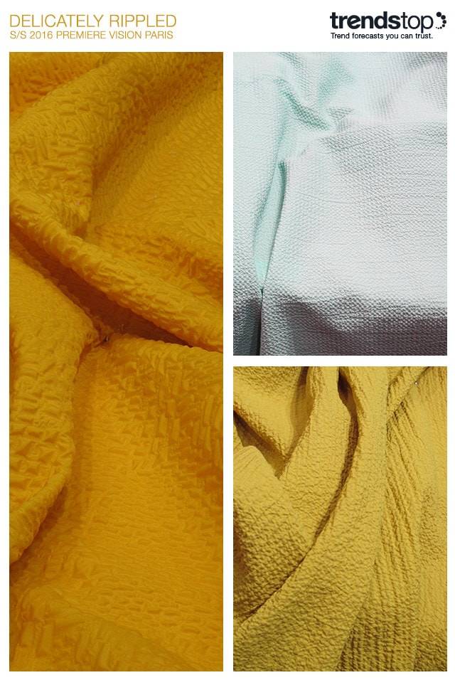 Schlüsselmaterialien-Trend der Premiere Vision Paris für Frühjahr/Sommer 2016
