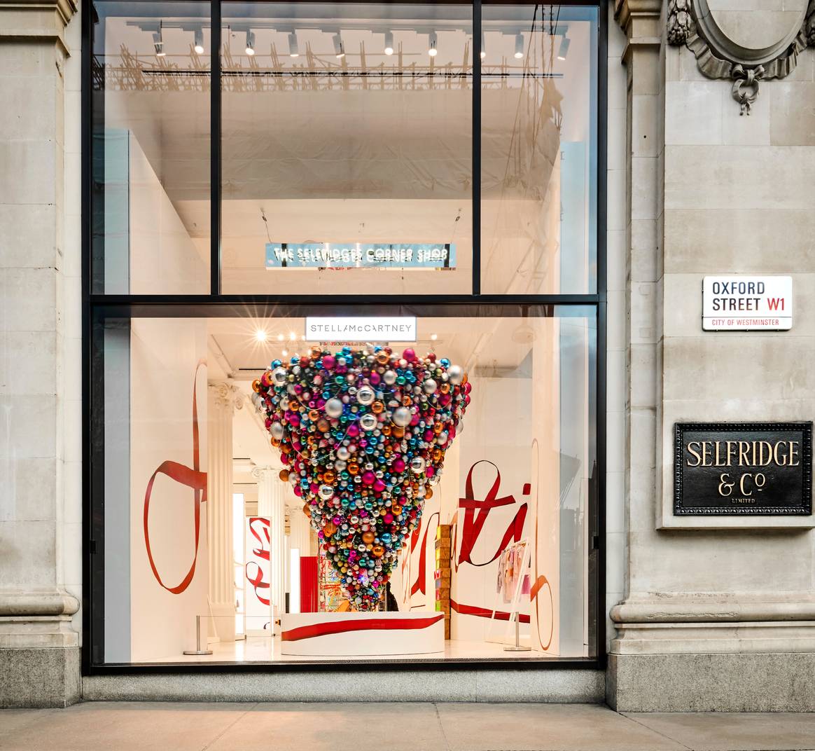 Stella McCartney ‘Stellabration’ installation at Selfridges Corner Shop