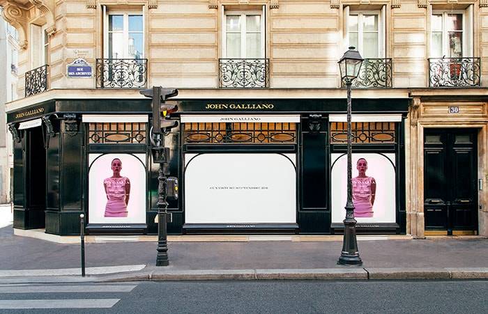 Nouveau concept de boutique John Galliano