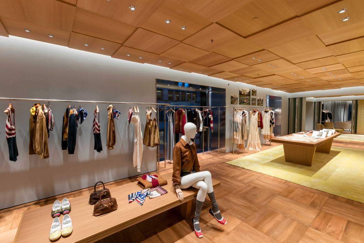 Miu Miu flagship on New Bond Street, London