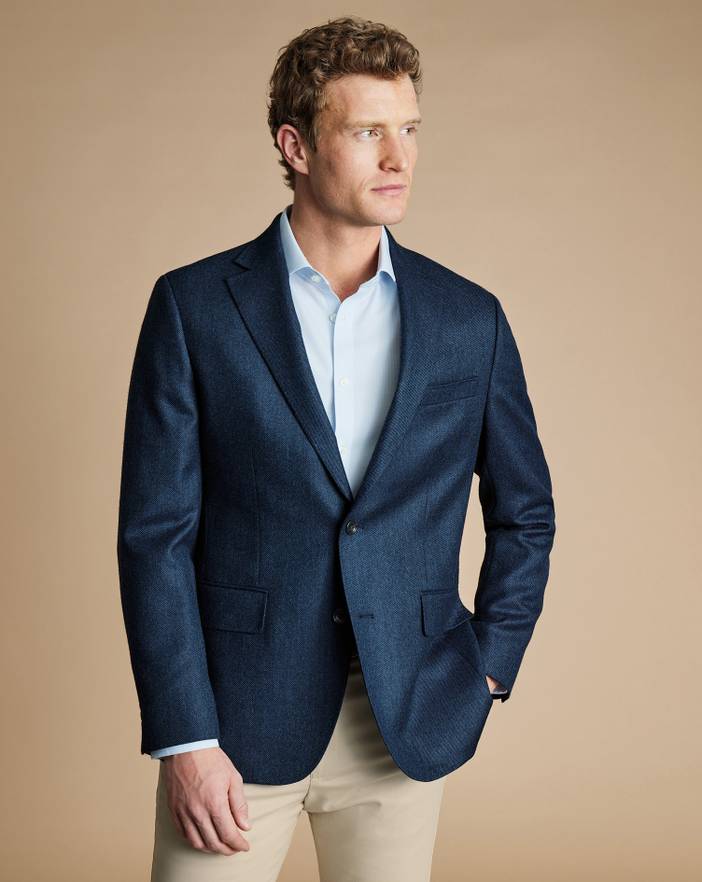 Men's Charles Tyrwhitt Texture Twill na Jacket | Charles Tyrwhitt