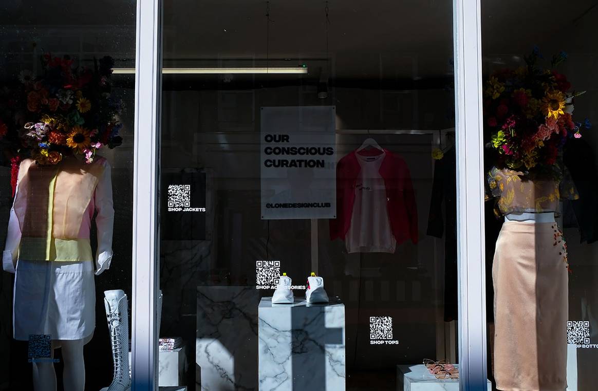 Lone Design Club launches shoppable window