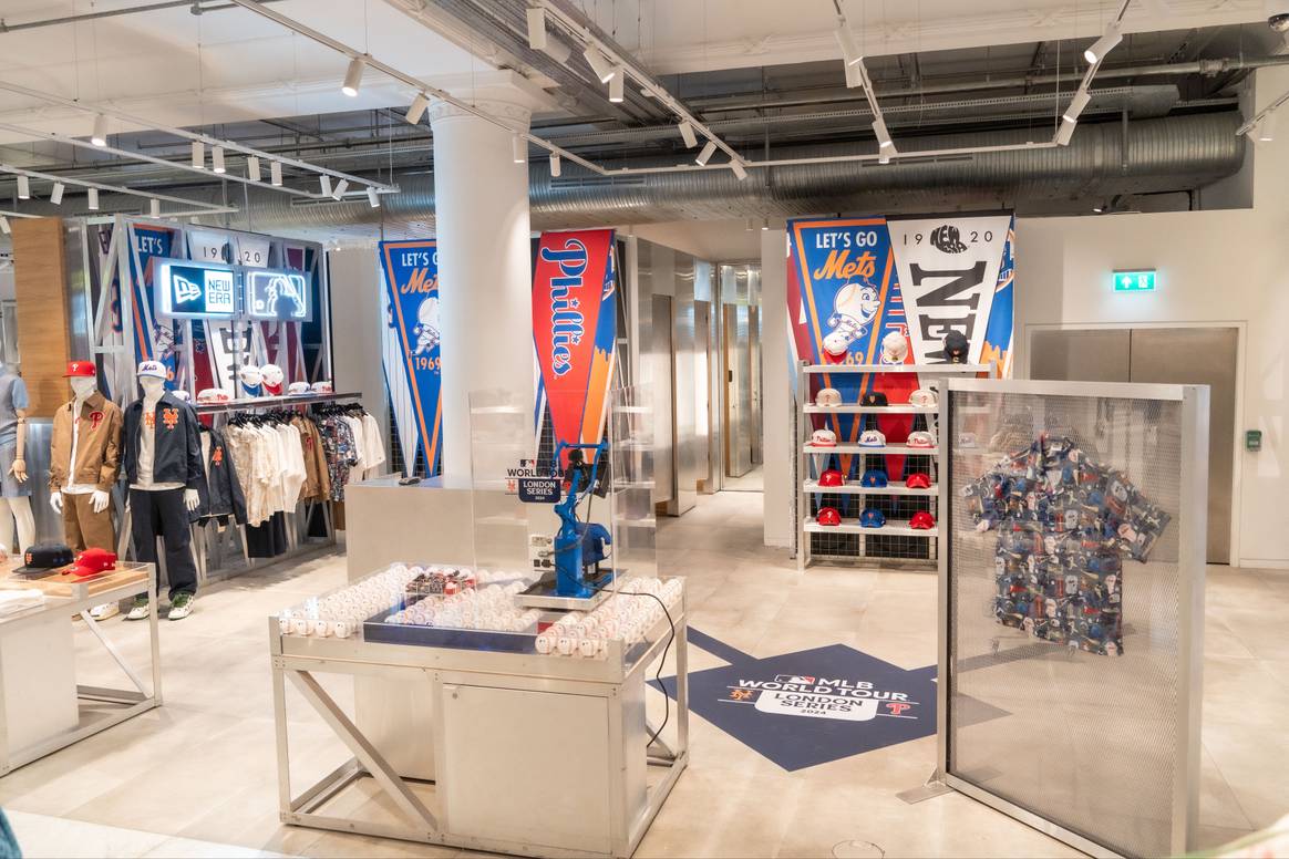 New Era x MLB London Series pop-up at Selfridges