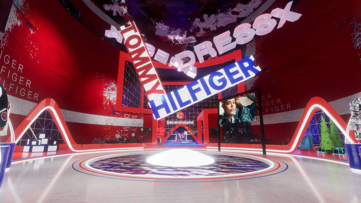 Tommy Hilfiger y Emperia lanzan un centro multimetaverso para MVFW. Imagen: Tommy Hilfiger