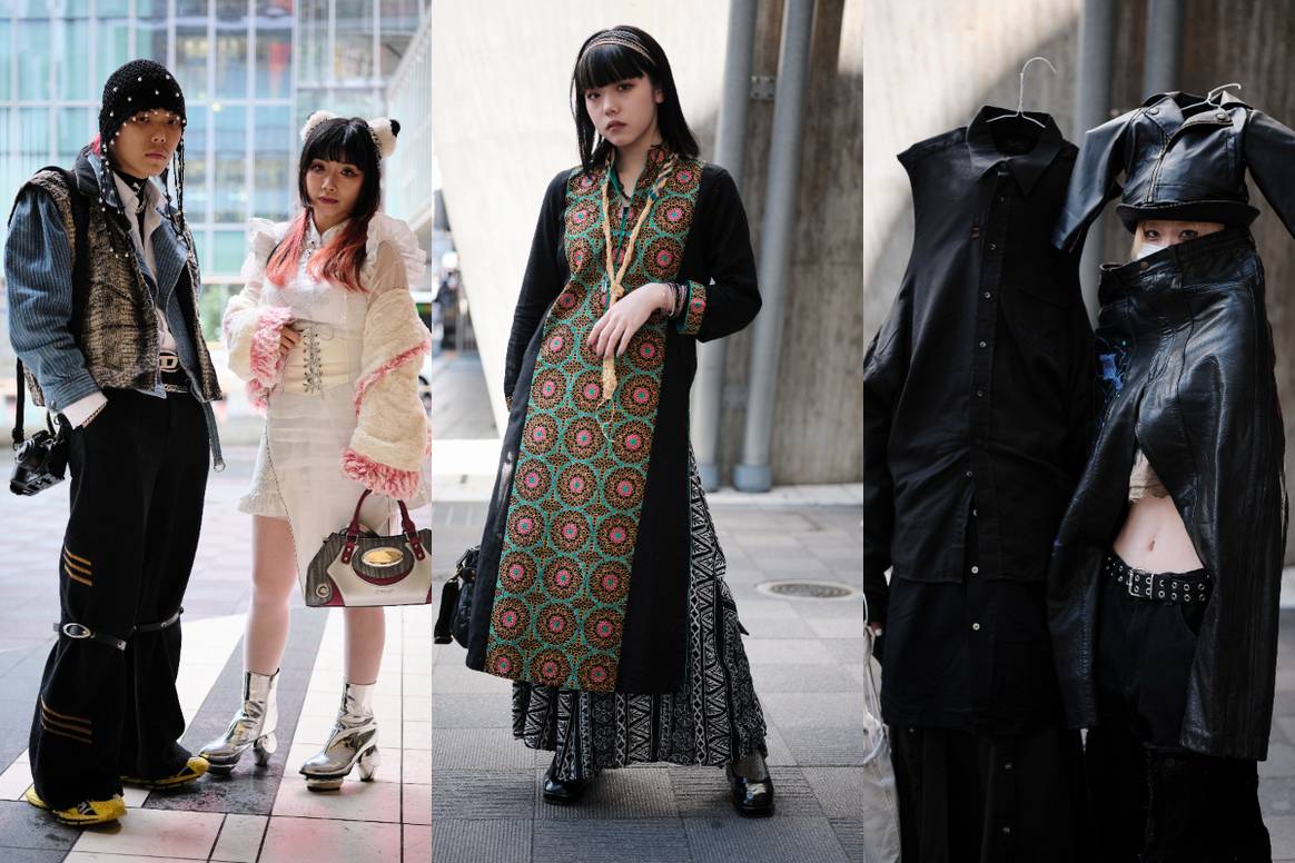 Street style at Rakuten FWT, Aw23. Image: Launchmetrics Spotlight