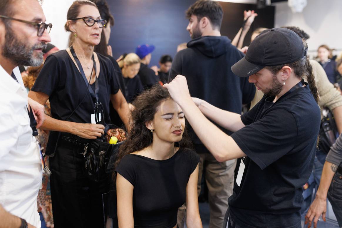 Backstage show Casablanca SS25.