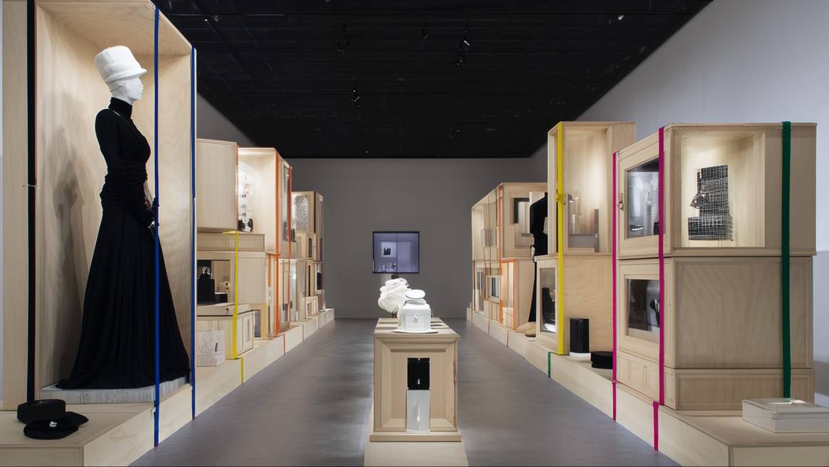 Scénographie « Trésors cachés, 250 ans d'histoire entre l'Amérique et le luxe français »