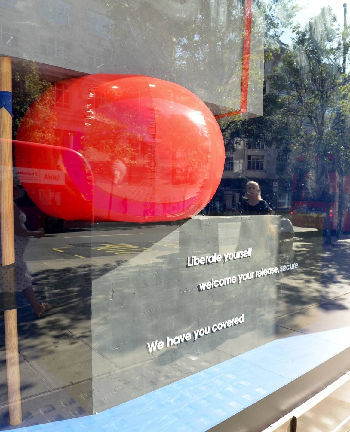 Thinx and Selfridges team up on a window display about periods