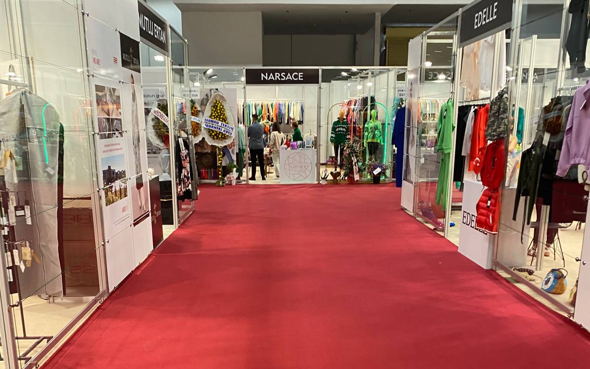 'Narsace' booth at IFCO. Photo: FashionUnited