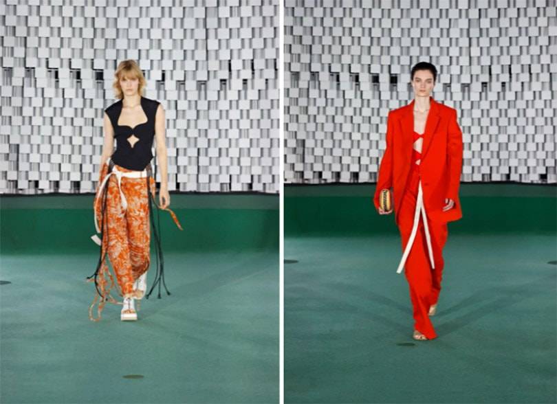 Stella McCartney Frayme is the world’s first mushroom leather bag featured in a runway show