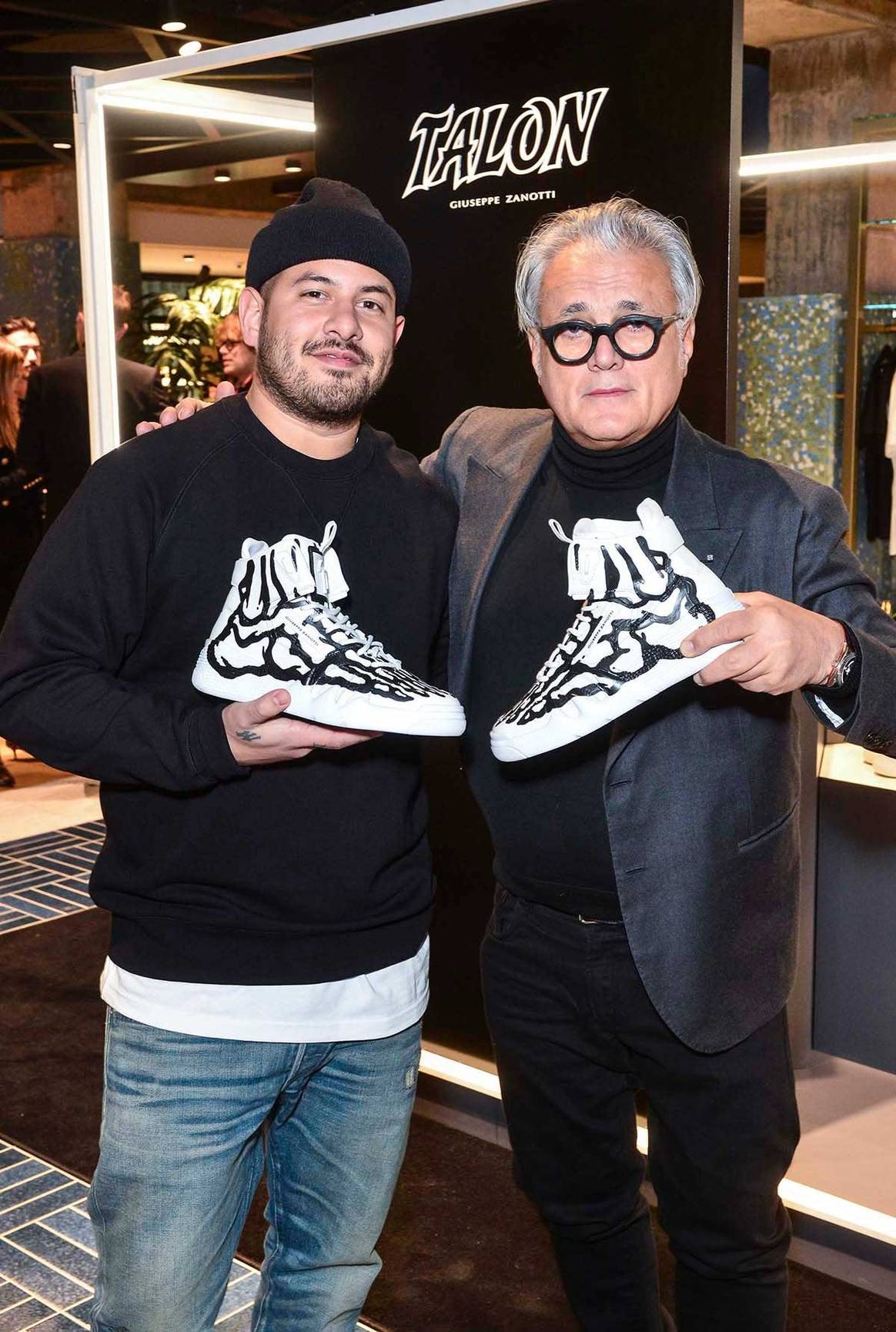 Giuseppe Zanotti launches trainer collection with exclusive style by Joshua Vides