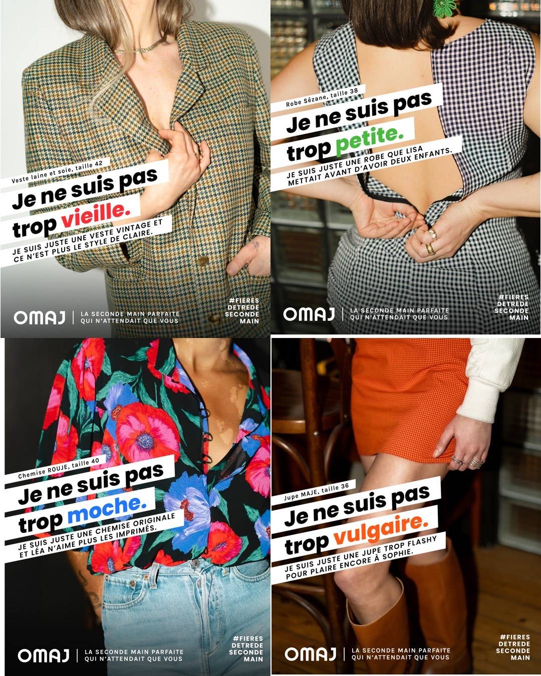 la nouvelle campagne de communication d'Omaj/