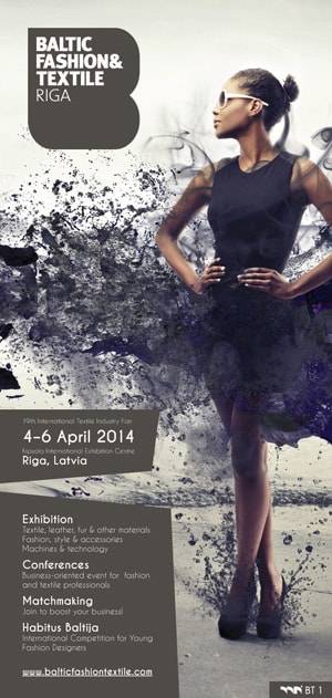 Baltic Fashion & Textile Riga 2014 – выставка для профессионалов в области моды и текстиля