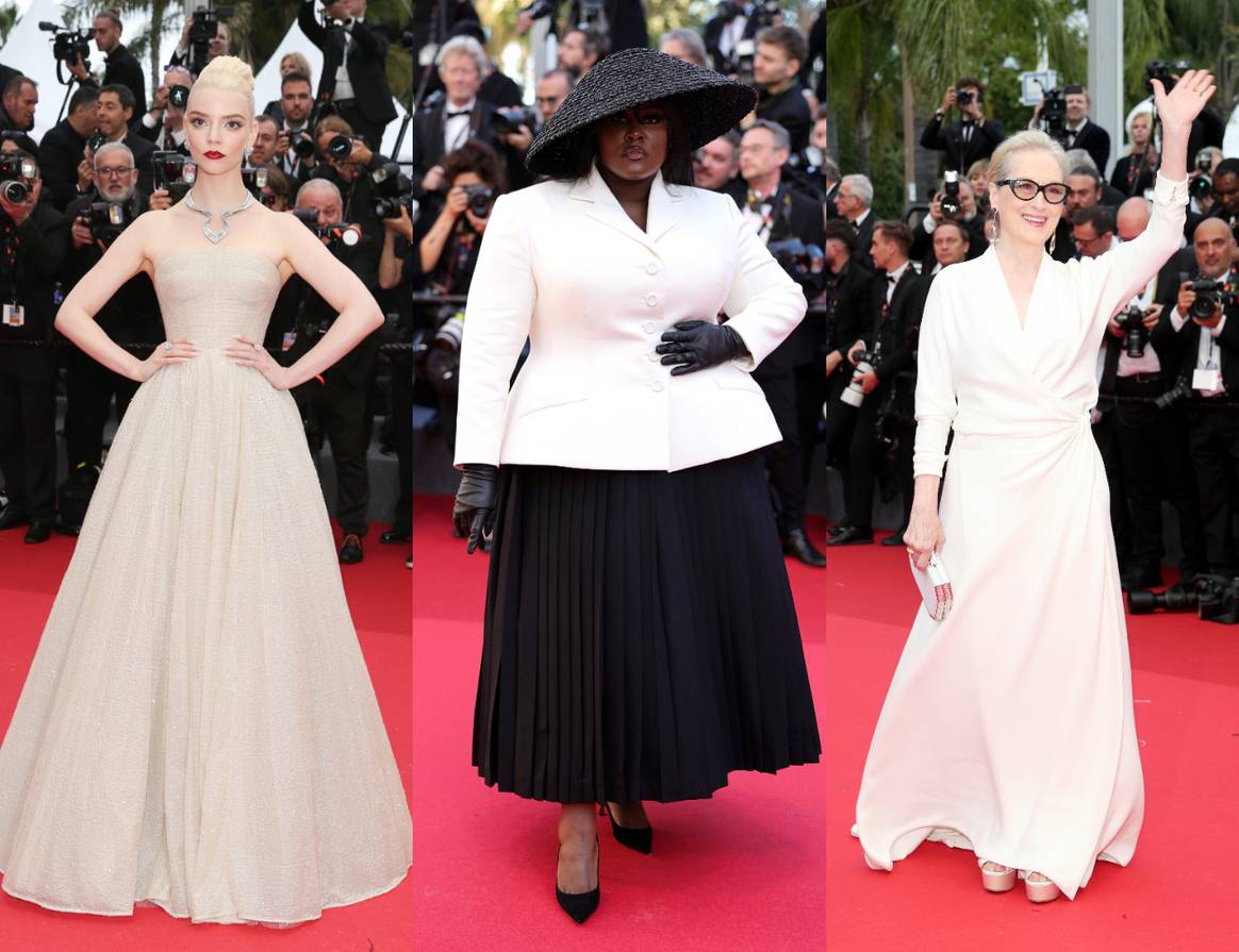 Anya Taylor-Joy, Yseult and Meryl Streep in Dior.