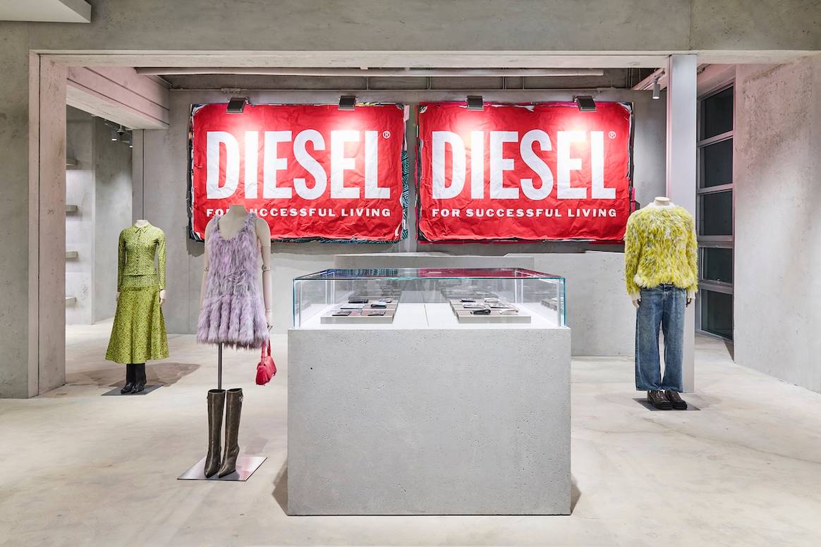 Blick das neue Diesel-Flagship in Seoul