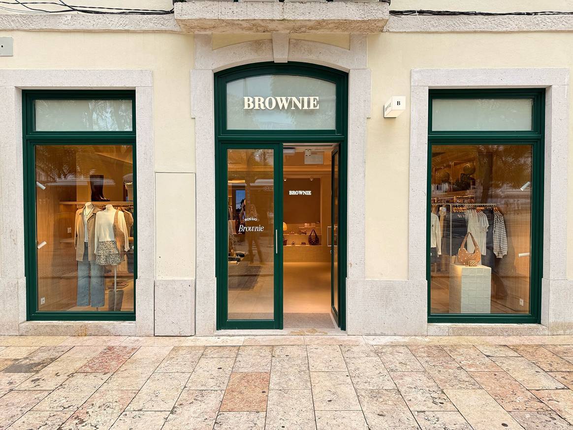 Tienda de Brownie en el número 88 de la Praça do Rossio de Lisboa.