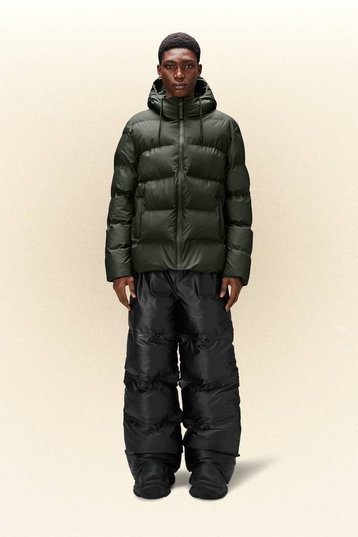 Alta Puffer Jacket - Black | Rains