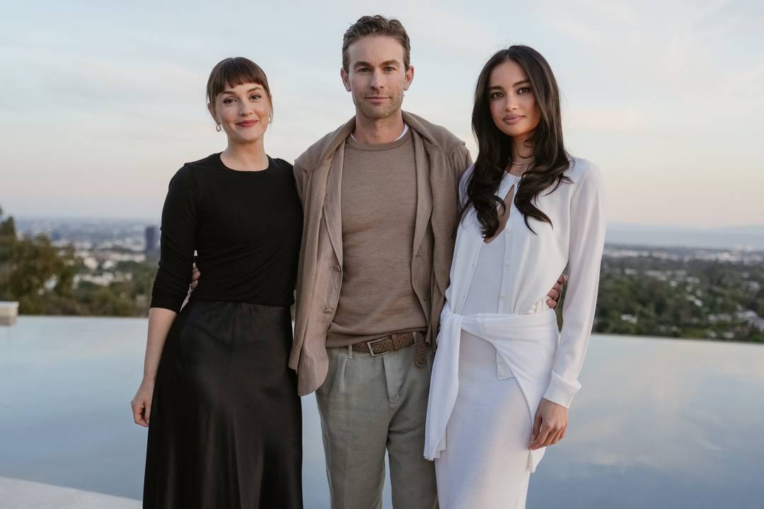 Da sinistra: Leighton Meester, Chace Crawford e Kelsey Merritt.